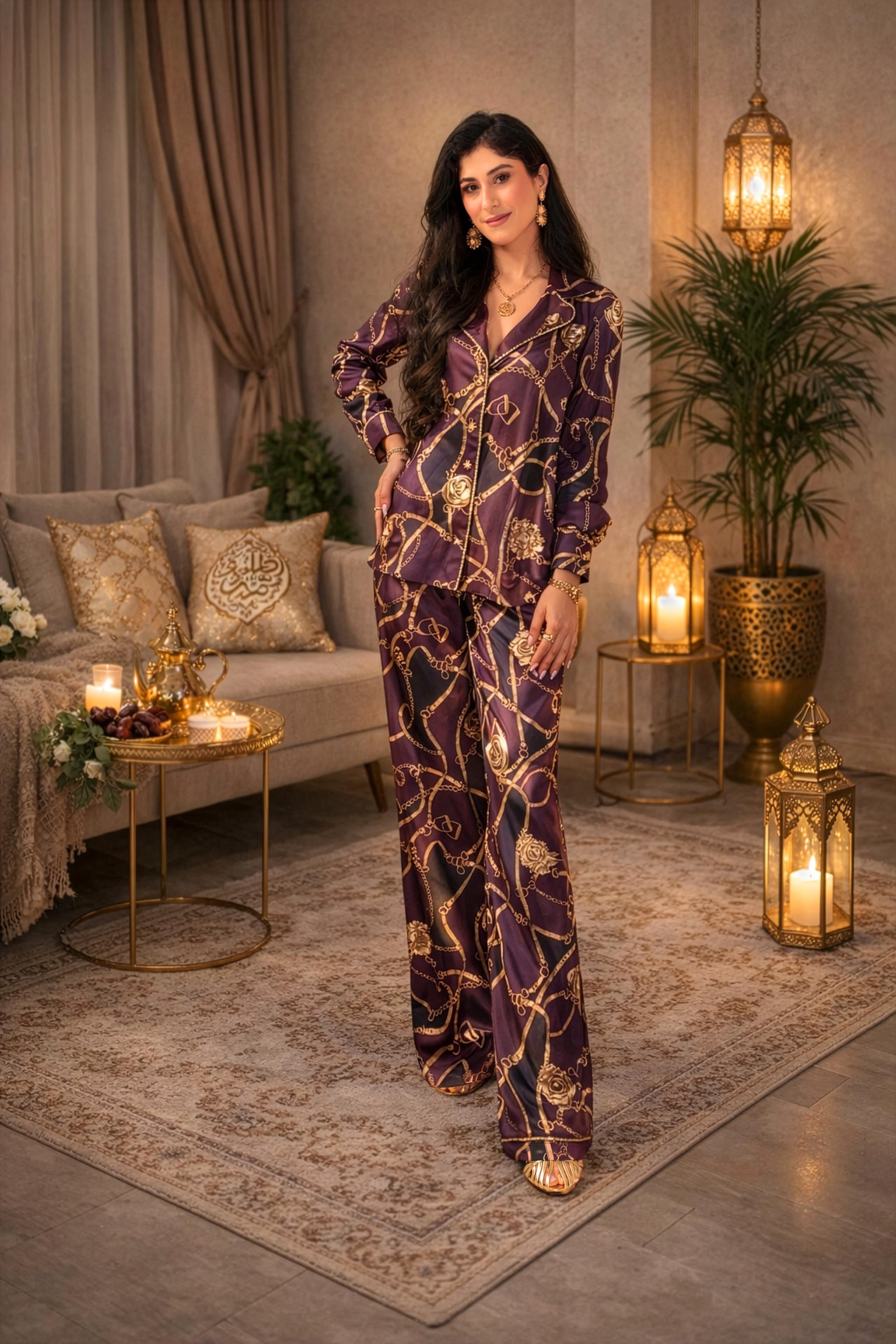 Printed Shirt & Trouser