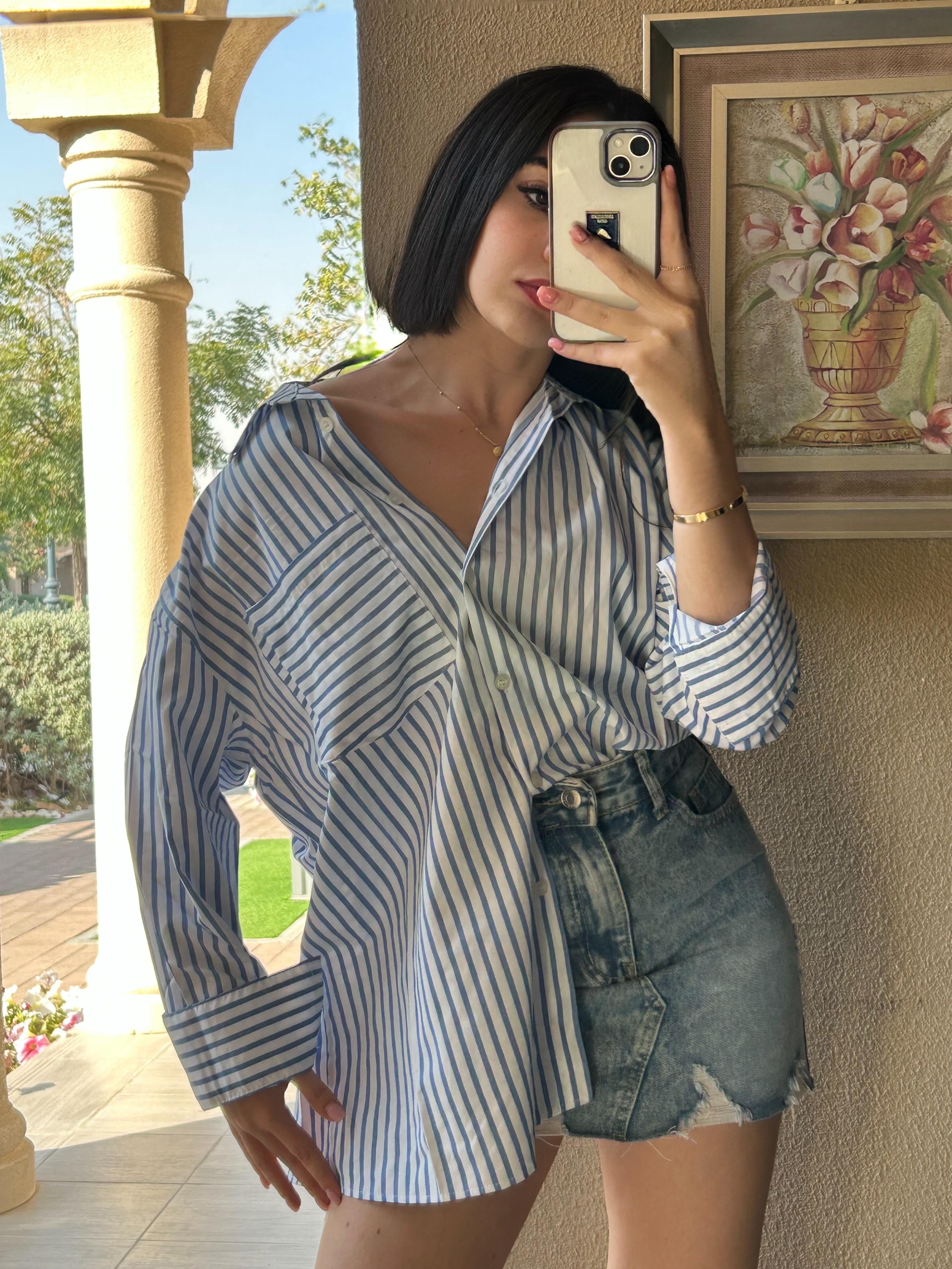 Oversized striped Shirt