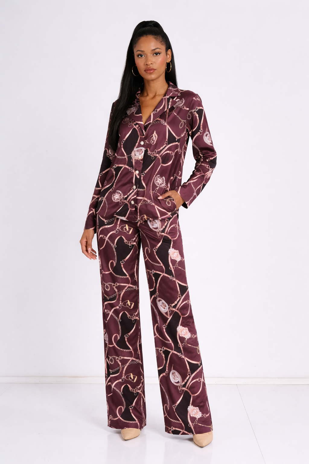 Printed Shirt & Trouser