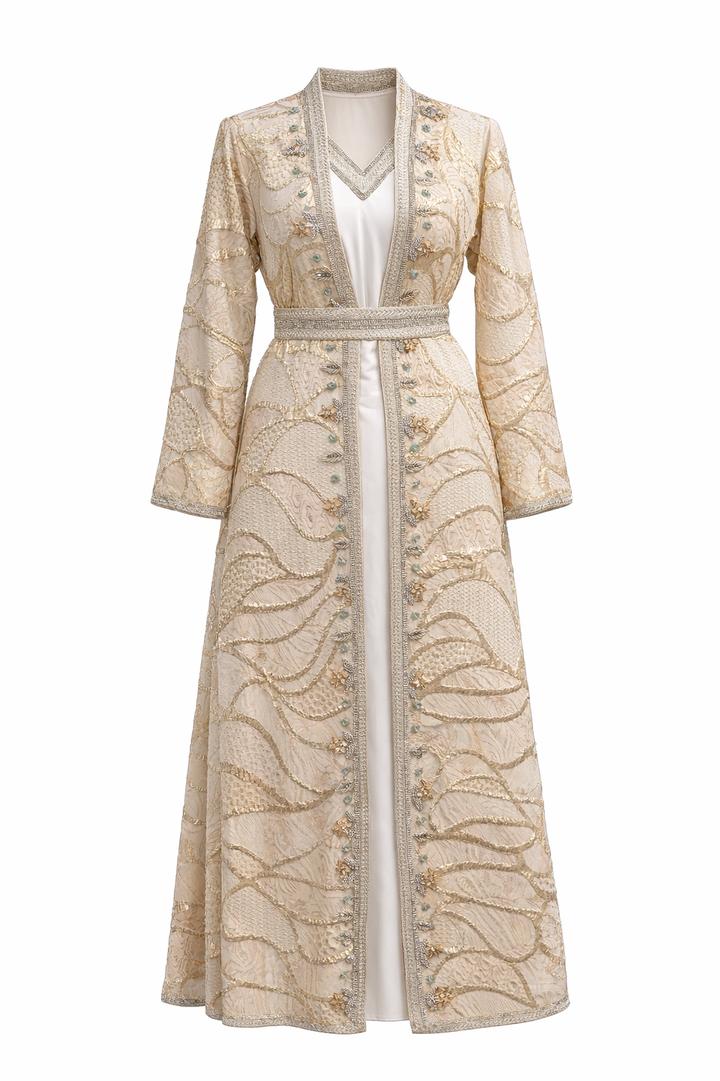 Pearl Dana Embroidered Kaftan