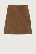Brown Suede skirt