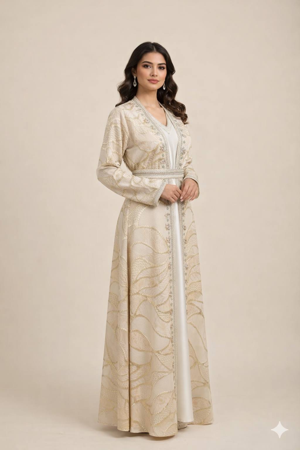 Pearl Dana Embroidered Kaftan