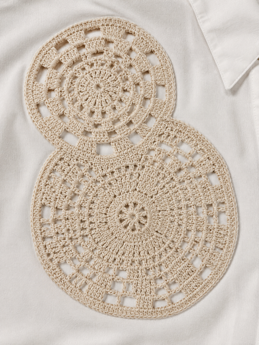 Oversized Crochet Blouse