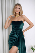 Emerald Maxi Velvet Dress