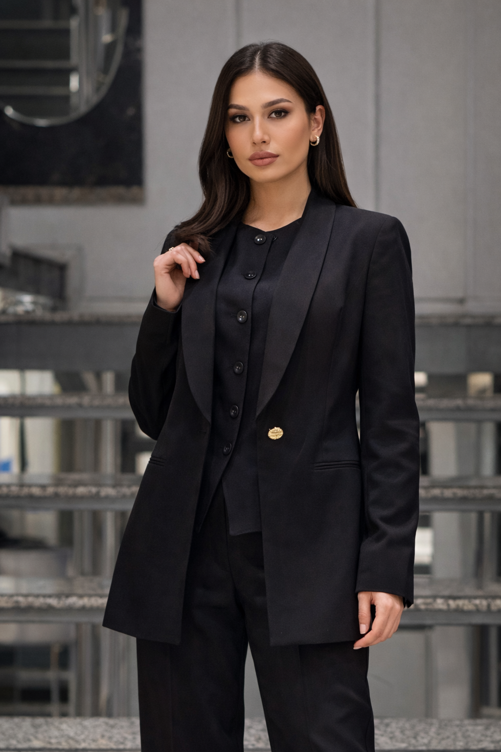 Black Tailored Blazer