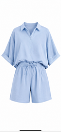 Blue Resort Co-ord Set