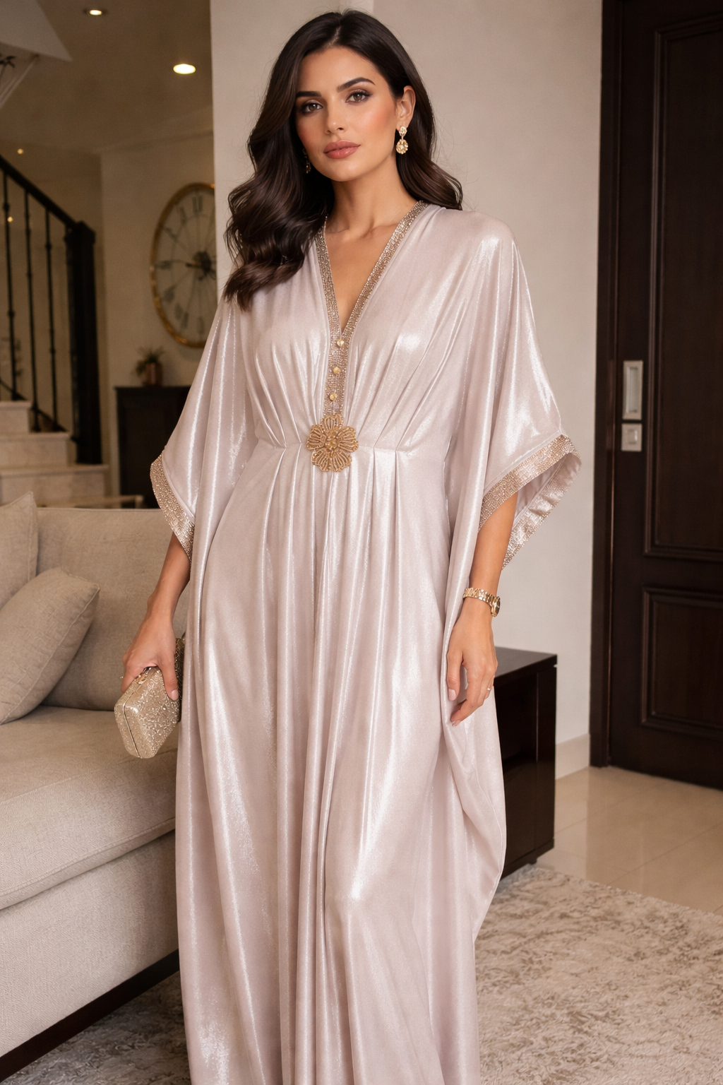 Champagne Luxe Ramadan Kaftan