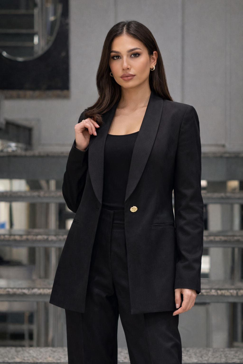 Black Tailored Blazer