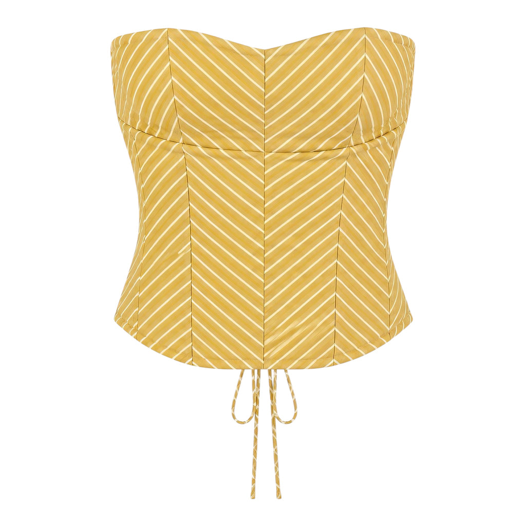 Striped Corset Top