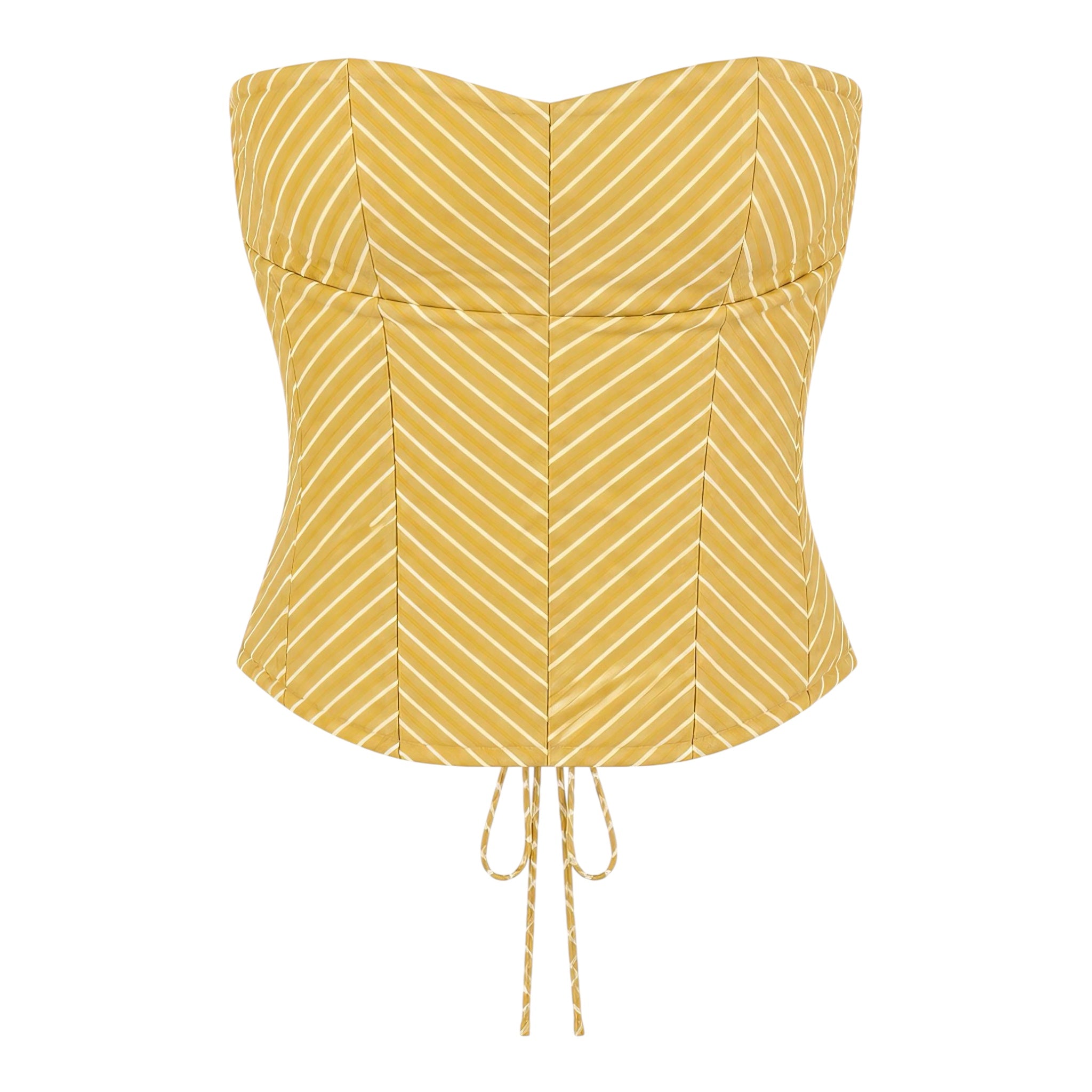Striped Corset Top