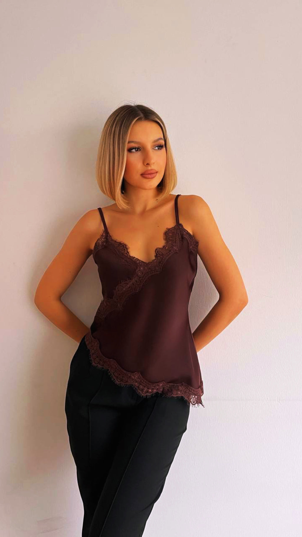 Silk Satin Top