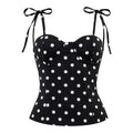 Black Polka Dot Corset