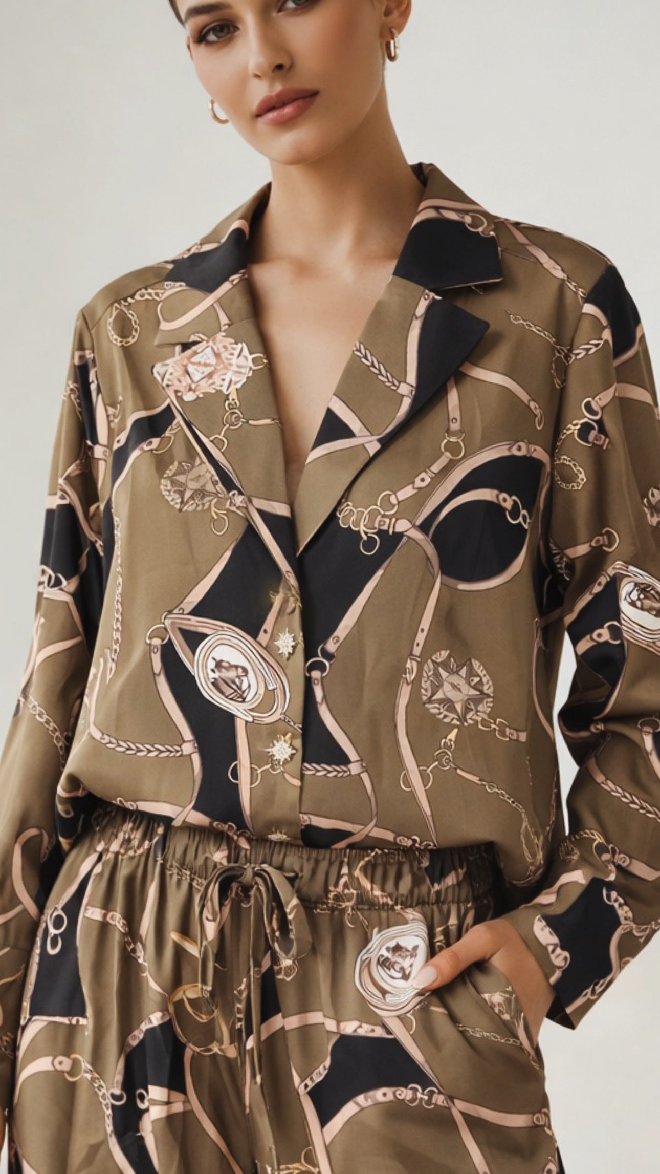 Printed Shirt & Trouser