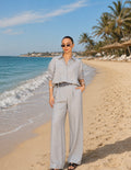 Grey Linen Co-Ord Set