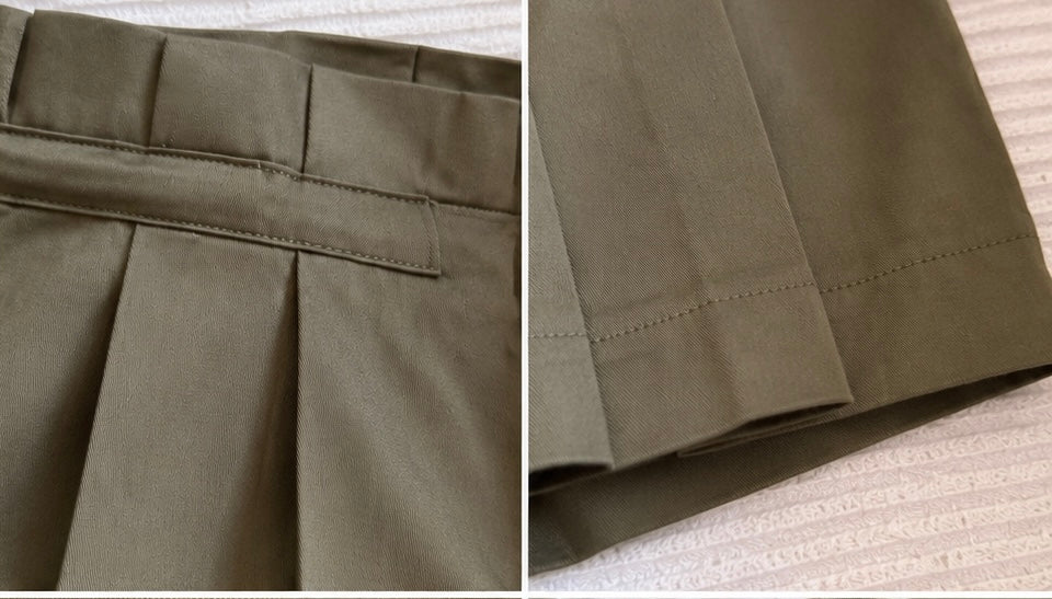 Olive Waist Shorts