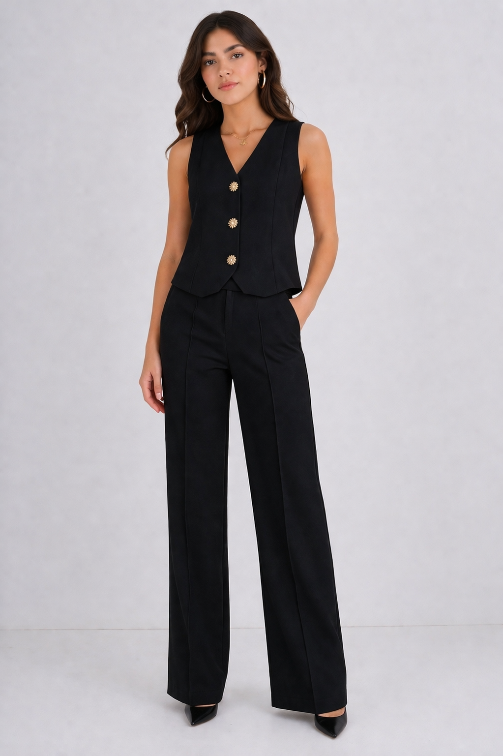 High-waist Trouser