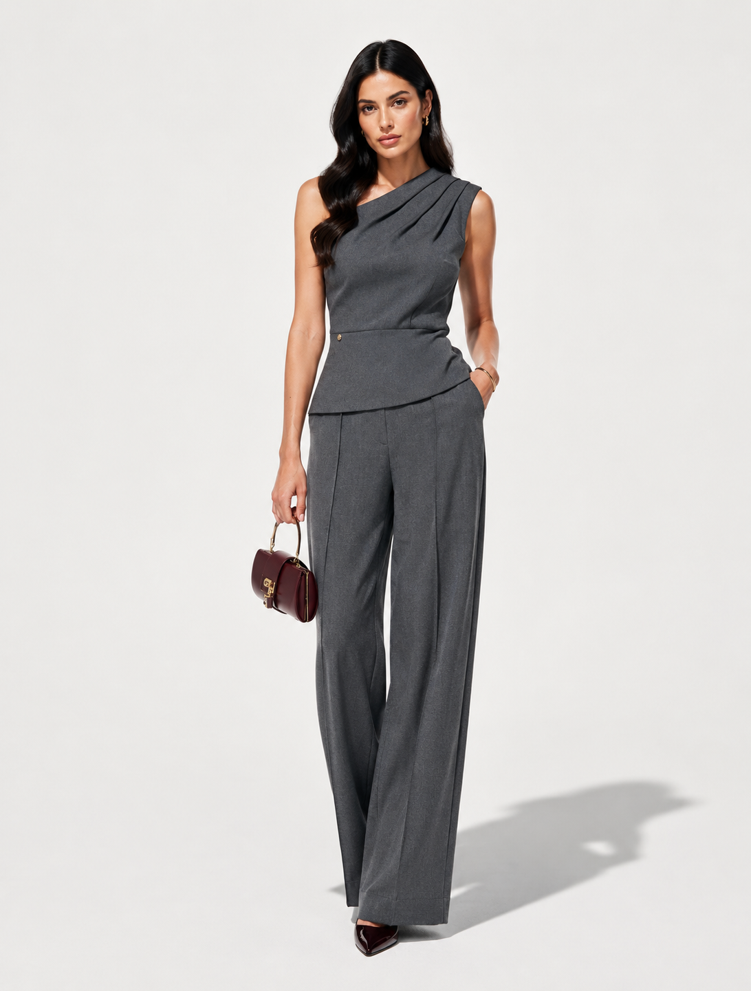 One-Shoulder Top&Pants