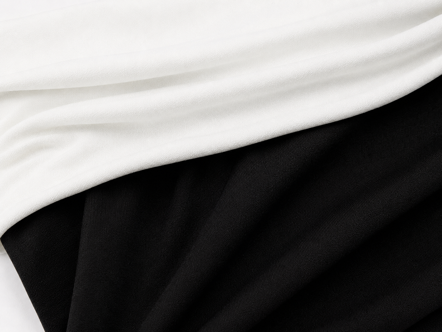 Black&White Off-Shoulder Bodysuit
