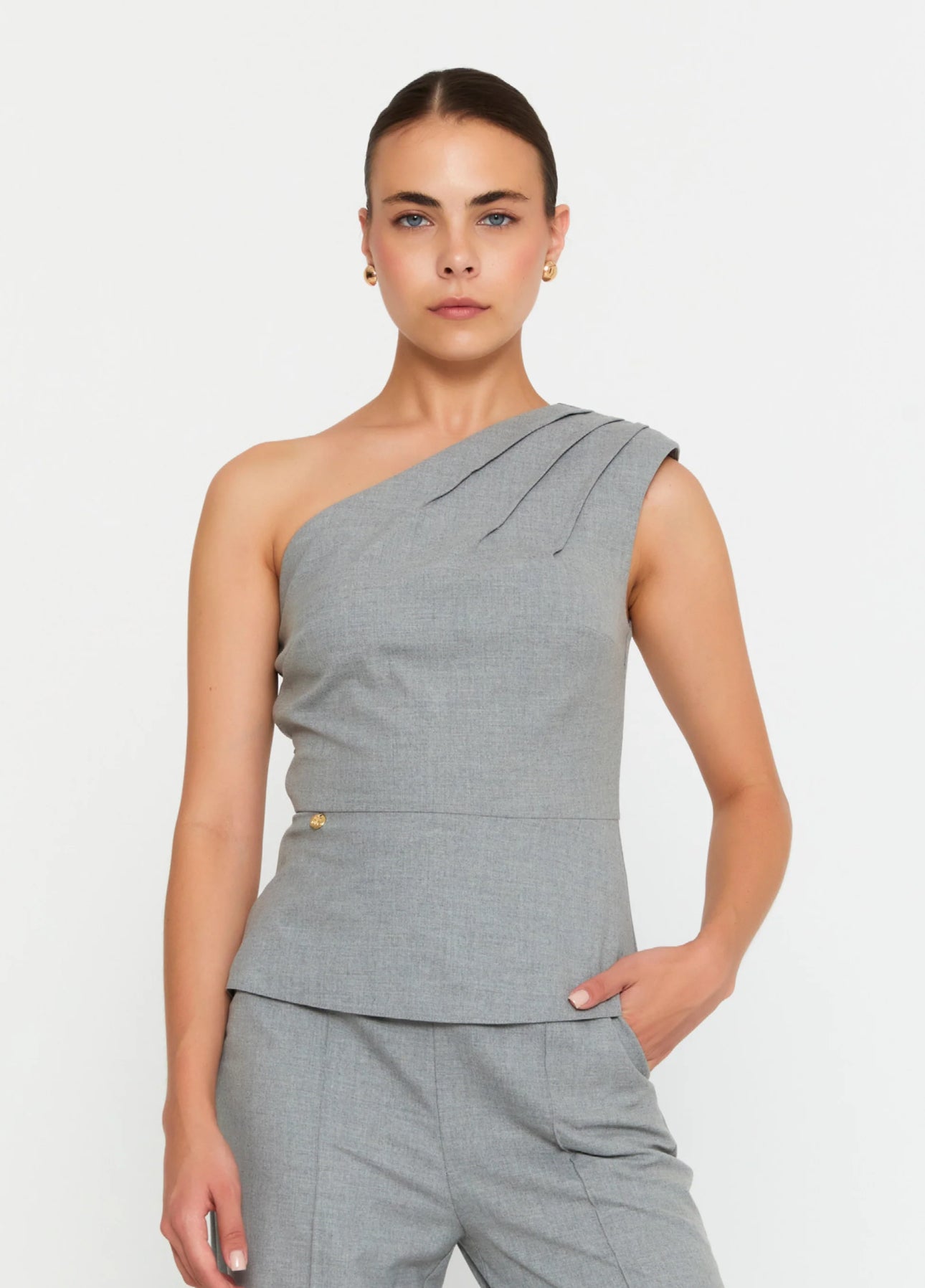 One-Shoulder Top&Pants