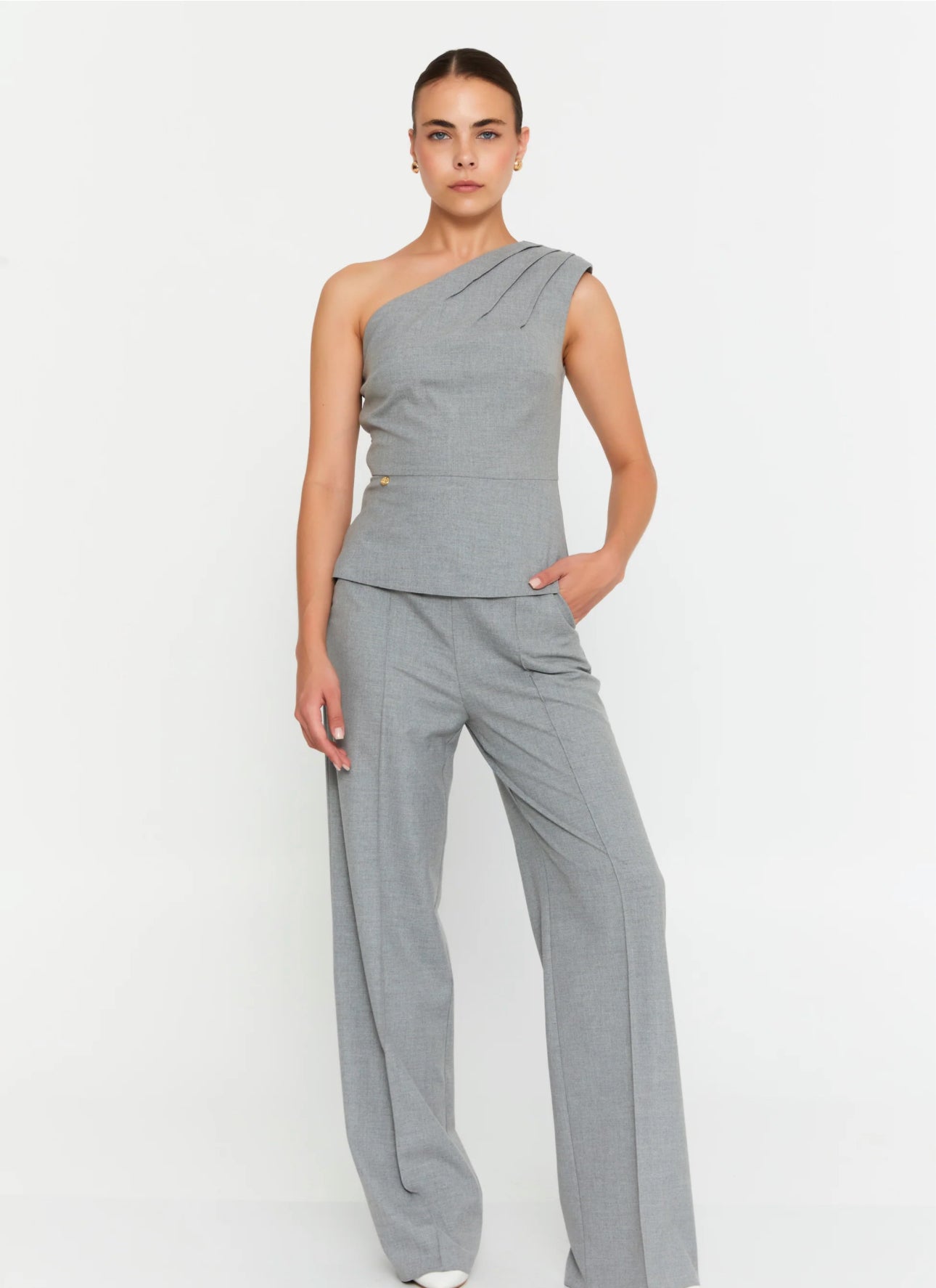 One-Shoulder Top&Pants