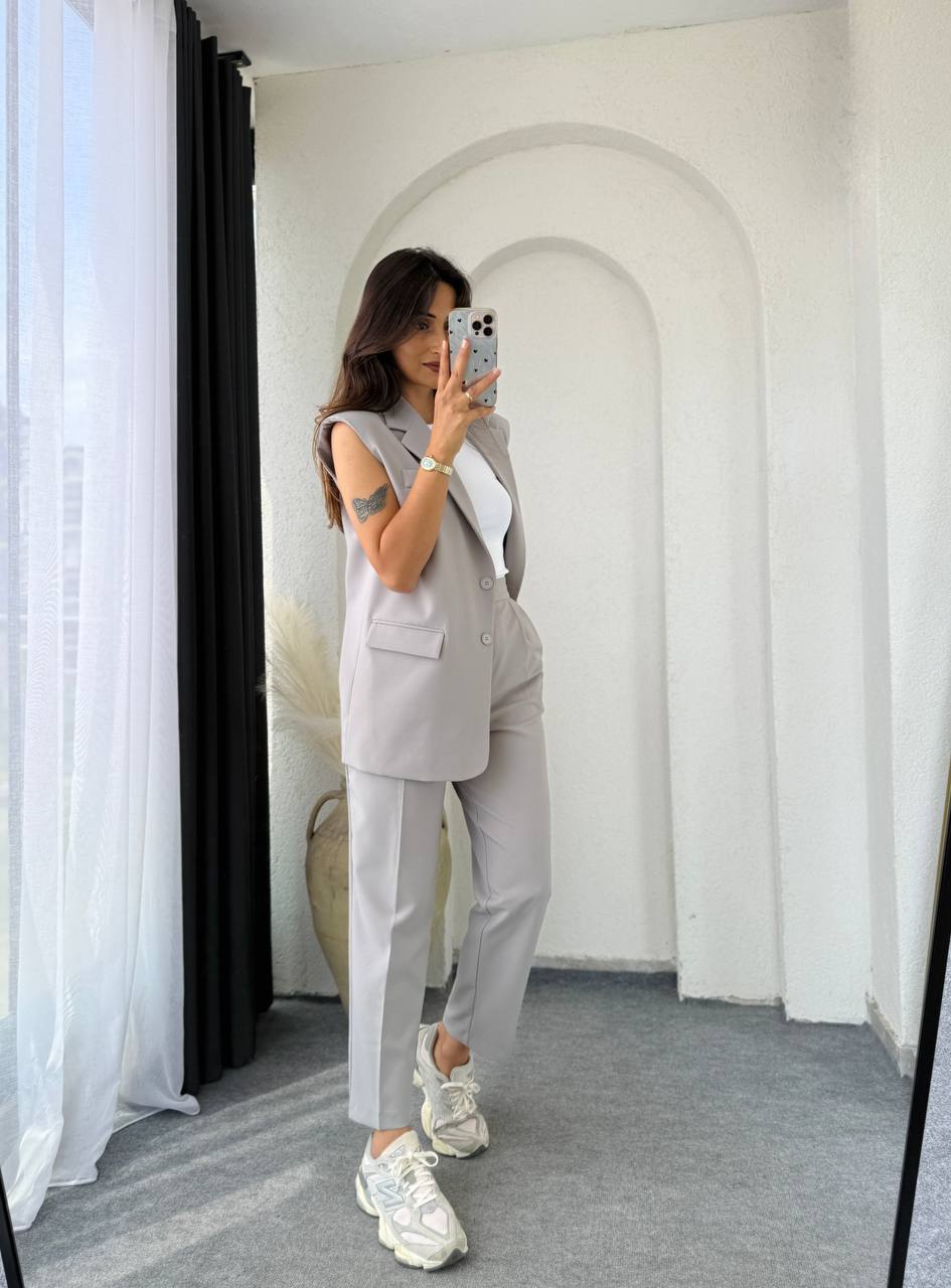 Single Breasted Suit Set