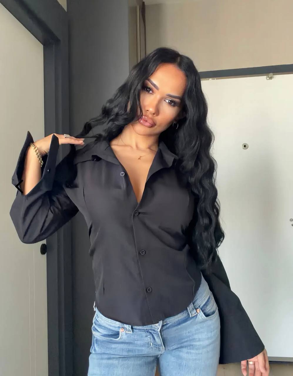 Corset-Style Waist Shirt