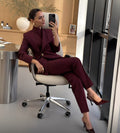 Burgundy Blazer&Trouser