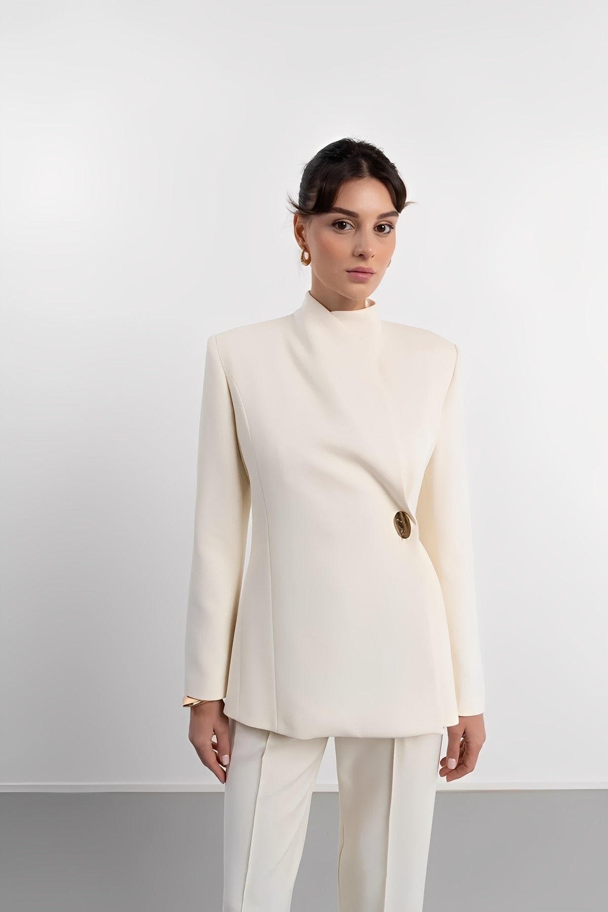 Ivory Blazer& Trouser