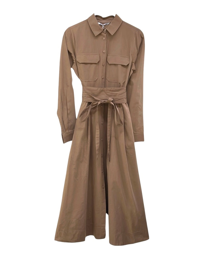 Belted Shirt Dress