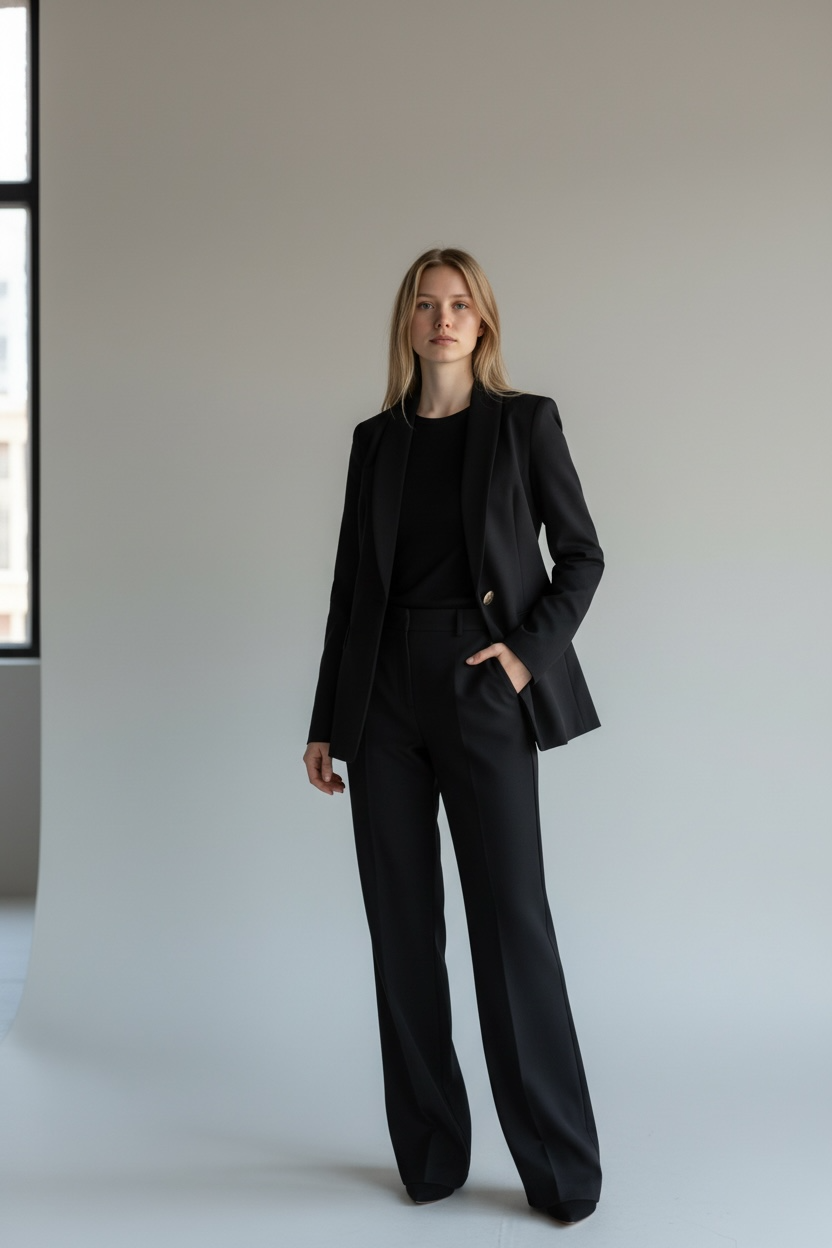 Black Tailored Blazer
