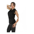 Satin Top with Lace shoulder