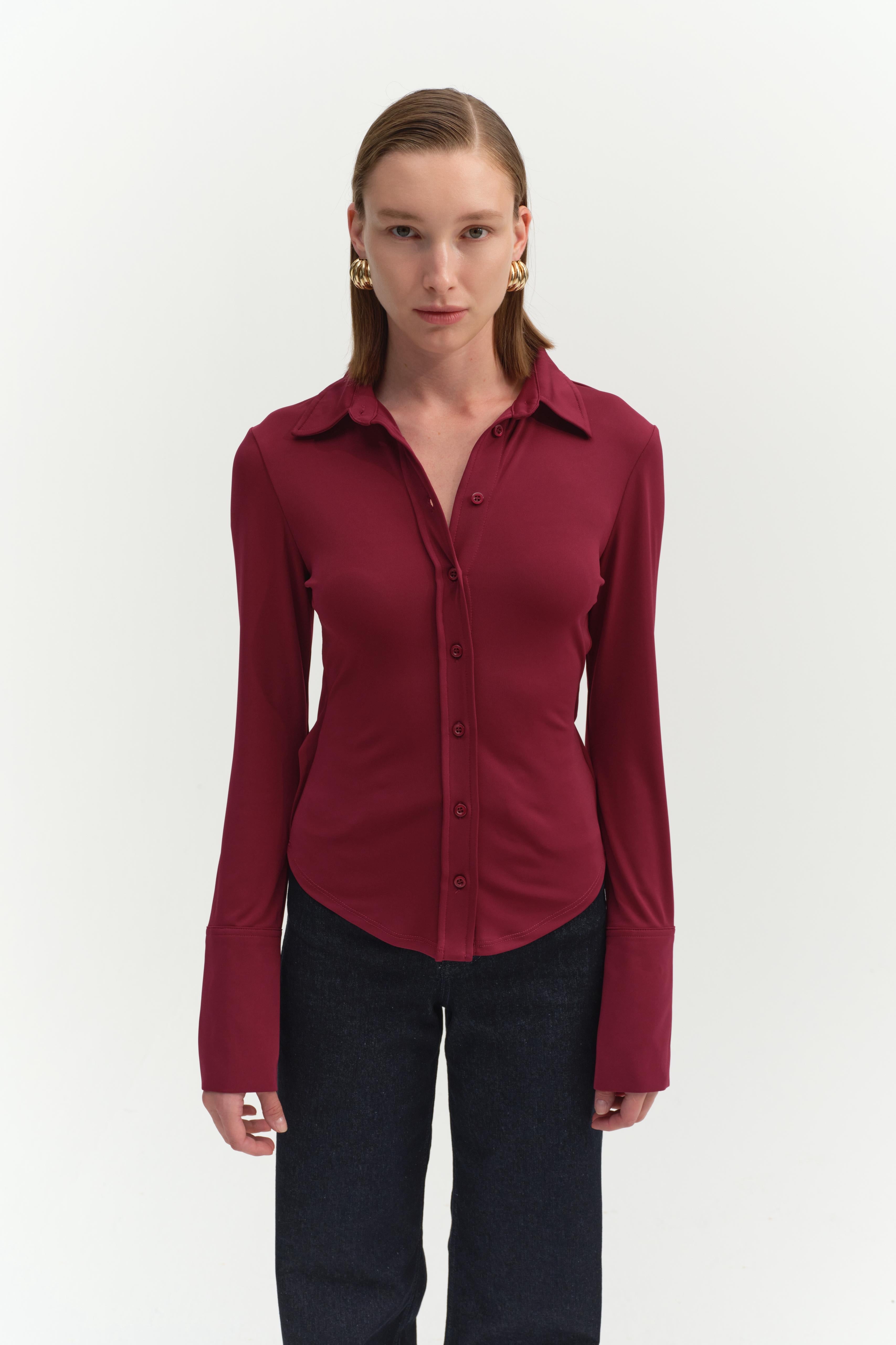 Open-Back Cut Shirt